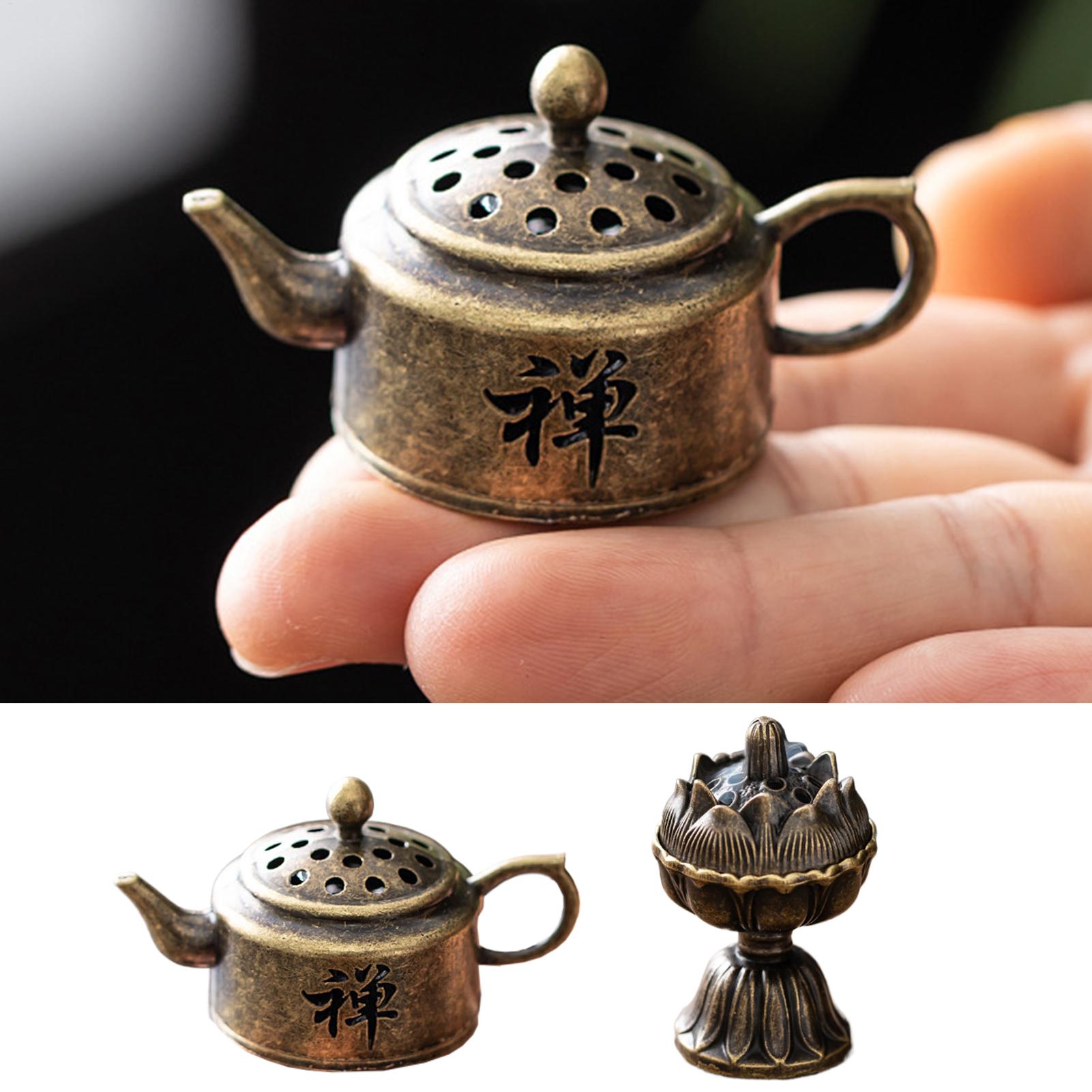 Zen Candle Supplies - Metalowy palnik do kadzidła, mały, w