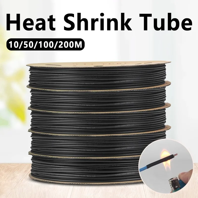 Shrink Sleeve Pvc - 100 metrów/10 m 3:1 rurka termokurczliwa