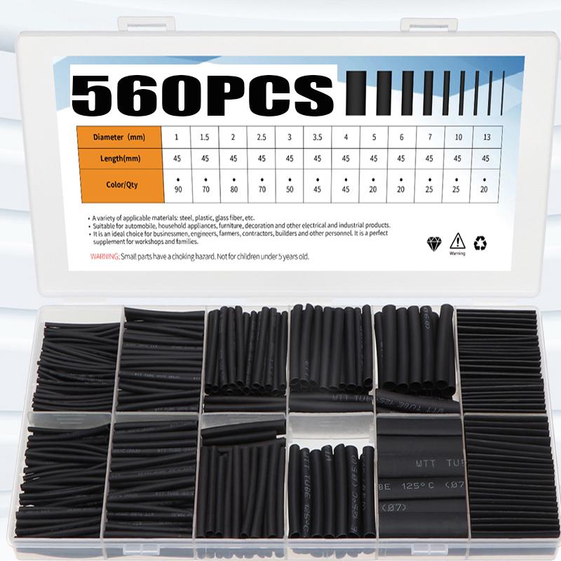 560 szt. Rurka termokurczliwa  – Shrink Sleeve Pvc recenzja i cena